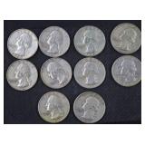 7) 1961 & 3) 1960 Quarters (90% Silver)