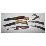 6 Knives in Mini 9'x4'x4.5' Chest