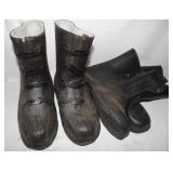 2 Pairs Men's Over Boots: LaCrosse Size 13 &