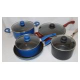 Studio A and Paula Deen Cooking Pans with Lids