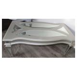 Cocktail/Coffee Table w/ Accent Mirrors