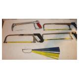 4 Hacksaws w/ 21 extra blades