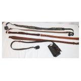 4 Leather & 1 Rubber Gun Sling