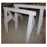 2 Wooden Saw horses 36x31
