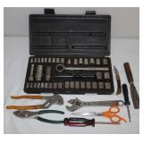 Tools, & Complete 1/4 & 3/8 Socket Set: