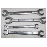 4 pc. Craftsman Line Wrench Set, 3/8-3/4'