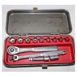 13 pc. Craftsman Socket Set 1/4' Drive,