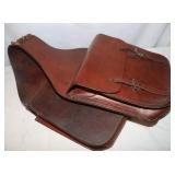 Leather Saddle Bag 11x3x20'