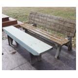 2 Wooden Benches: