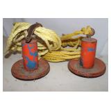 2) 10lbs Mushroom Boat Anchors w/ Rope