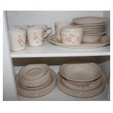 Corning Ware China Blossom Style Dishware set