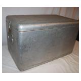 Vintage Aluminum Cooler 23x13x13'