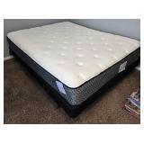 Queen Size Sealy Mattress and Bed frame 24' Tall
