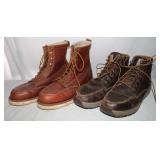2 Pairs Size 12 Men's Boots: Carhartt &
