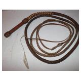 Vintage Bucheimer Leather Whip