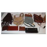 4 Leather Wallets & 4 Leather Purses