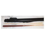 Schmelke Pool Cue w/ Carrying Case, 58.5'