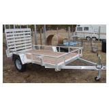 Aluminum Trailer w/ Ramps 2500 lb. Cap