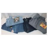5 New Wrangler Jeans & Field and Forest Coveralls: