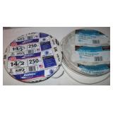 2 Partial Rolls of 14/2 w/ Ground Romex