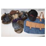 5 winter Trapper Hats w/ Bag