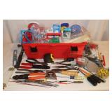 Electricians Tool Box 20x11x9' with Tools: