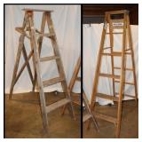 6' & 5'Wood Step ladders