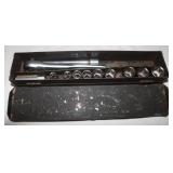 11 pc. Craftsman Socket Set 3/8' Drive, 3/8-7/8'