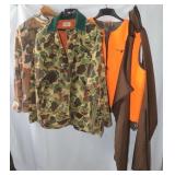 Vest, 2 Camouflage Jackets & Cloth Chaps