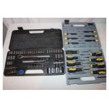 52 Pc Socket set, 31 pc screwdriver set