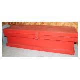 Red Wood Storage Box 39'x13x11