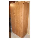 2 Door Wooden Armoire 36'x20.5'x72'