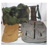 Outdoor Bags: Canvas Satchel, Canvas Daypack &