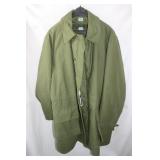 Vintage Military Coat w/ Liner, Size 2XL?