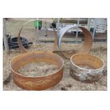 4 Fiberglass Raised Garden Rings: