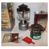 Coleman Lantern, Single Burner Stove &
