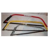 3 Bow saws: 30', 28' & 19'