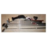 7 Golf Clubs: Dunlop, Northwestern, Taylor Made &