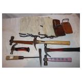 6 hammers, Hammer Hooks, 5 Pair Leather Gloves XL