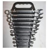 10 pc Craftsman Combination Wrench Set 1/4-3/4'