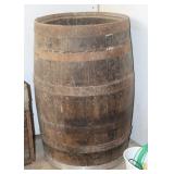 Oak Wood Barrel, 24'x35' Tall