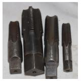 4 Large Taps: 3/4'-14, 1/2'-14, 1/4'-14 & 3/8'