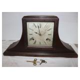 Gilbert Mantel Clock w/ Key, 19.5'x10'