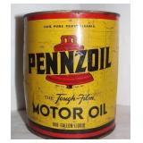 Vintage Pennzoil 1 Ga. Oil Can, Full