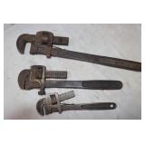 3 Vintage Keen Kutter Pipe Cutters: 10',12',16'