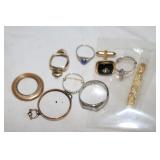 Gold Flakes, Rings, Cuff Link,..