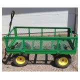 Metal Yard Wagon w/ drop Down Sides 28x24x27