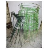 11 Round Tomato Cages & 7 Split Tomato Cages