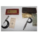 2 Micrometer in Boxes: Slocomb 1-2' &
