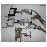 Clamps: 2 Bench C Clamps, 2' Bench Vise,ï¿½